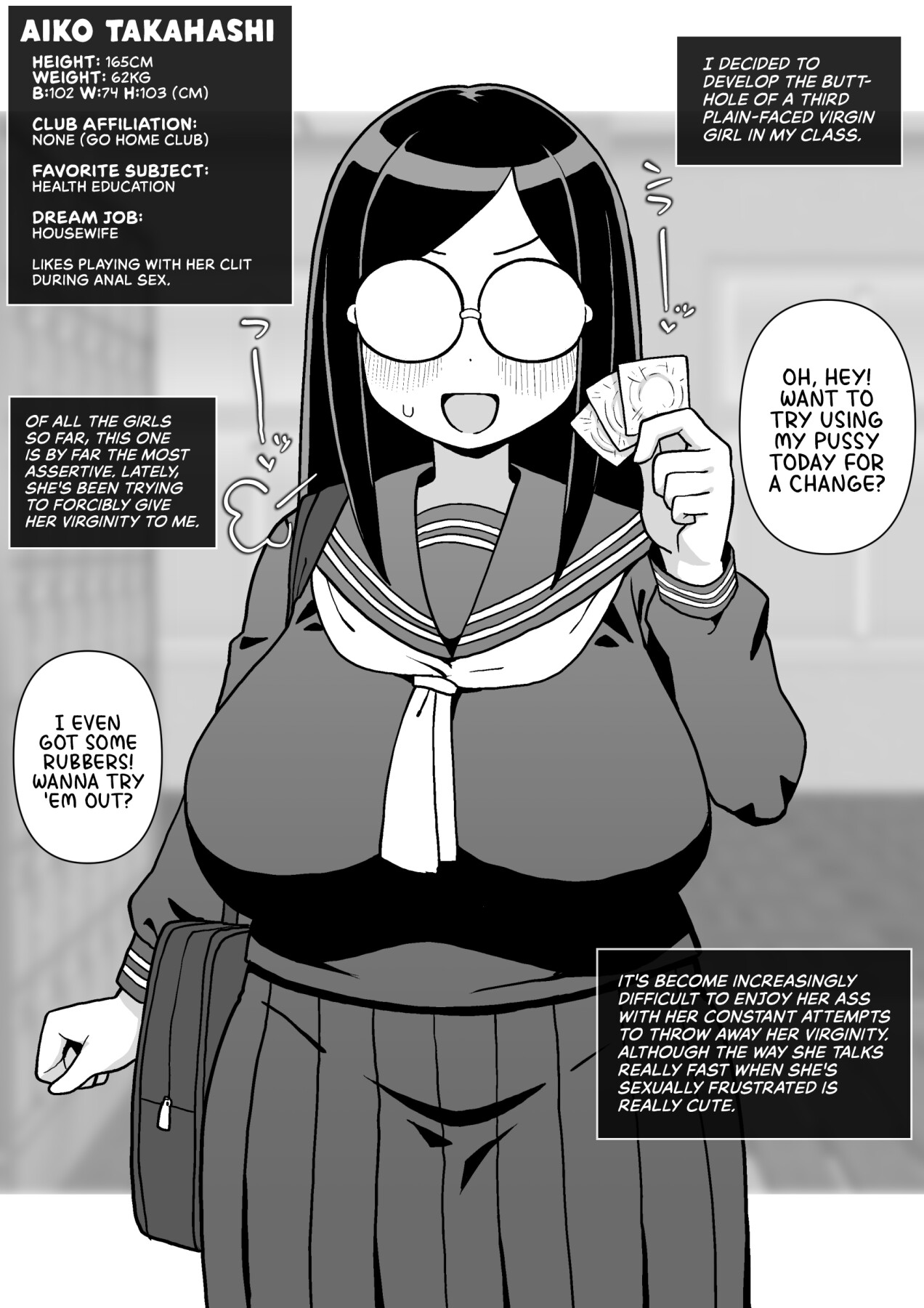 Hentai Manga Comic-Anal development of my plain-faced virgin classmates-Read-14